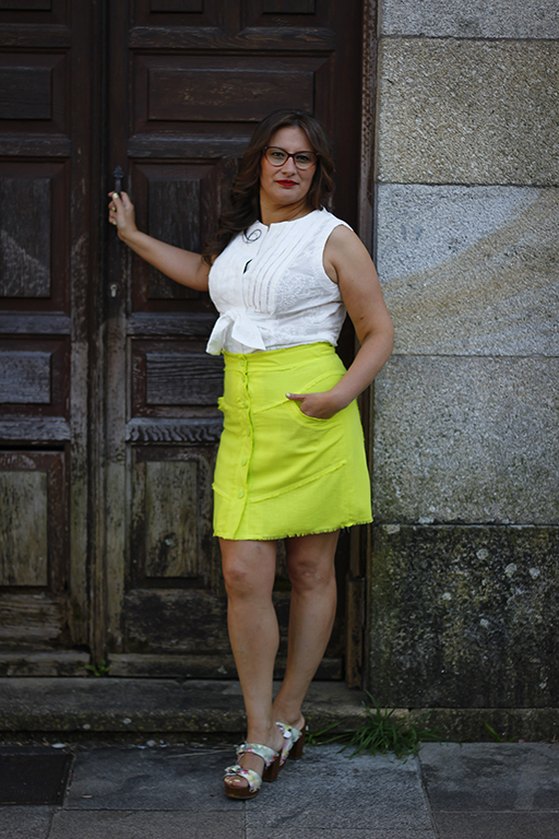 Falda Lino