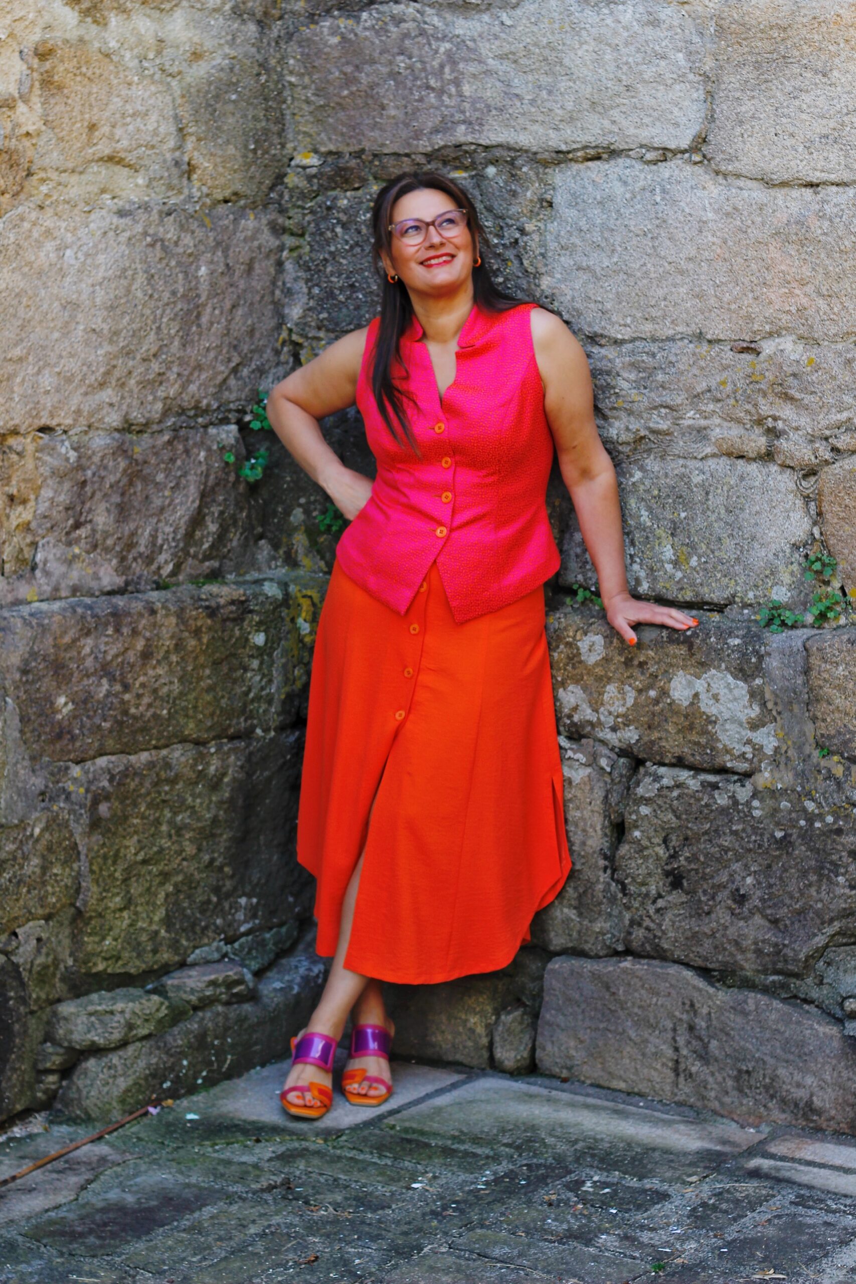 Falda viscosa