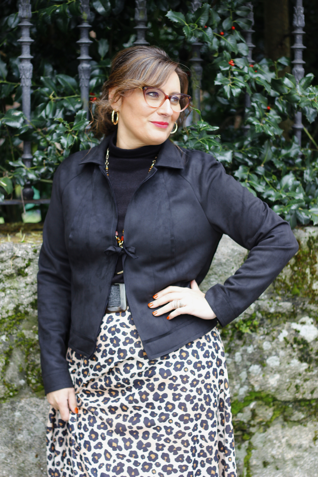 Chaqueta antelina