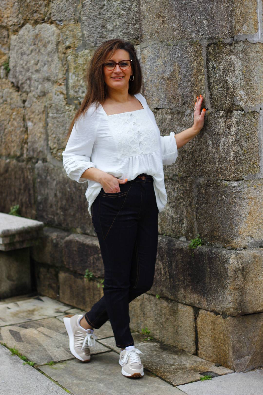 Camisa efecto viscosa