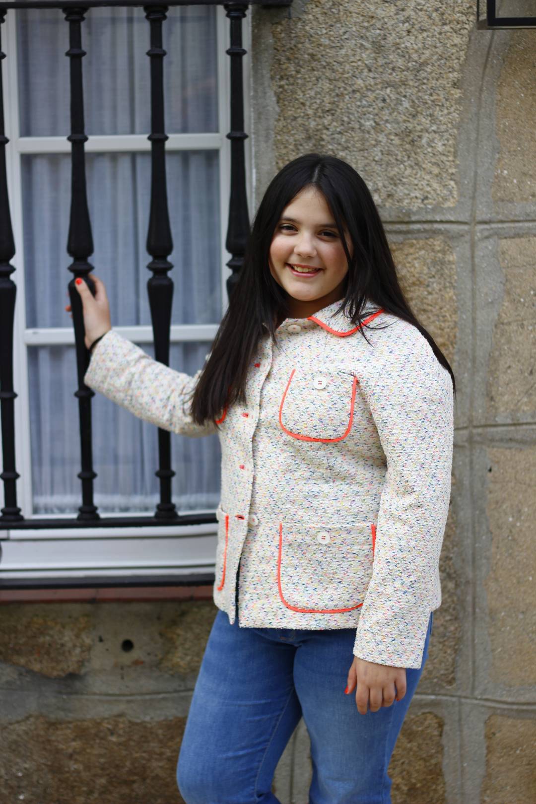 Chaqueta chanel-fluor