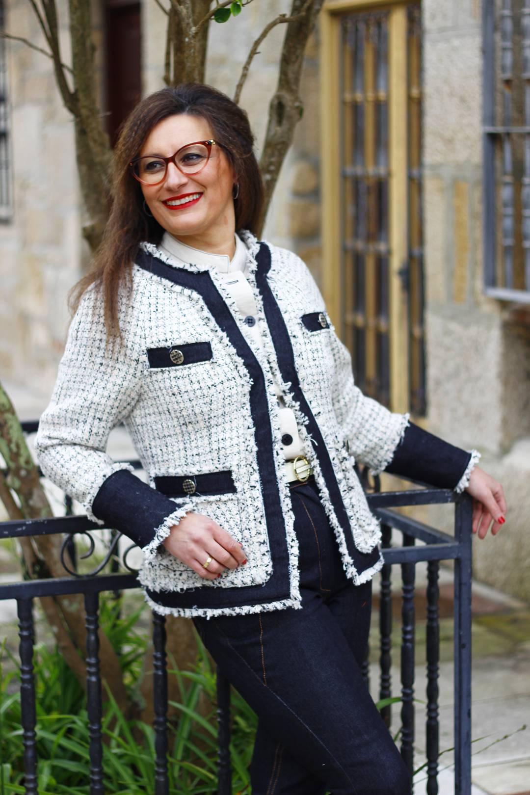 Chaqueta chanel-vaquera