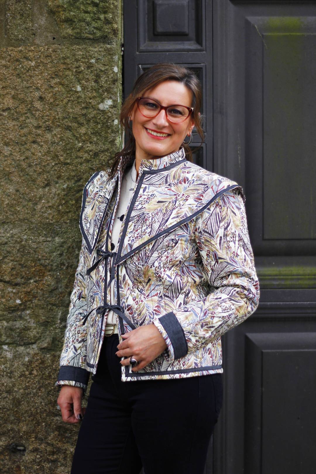 Chaqueta Matelassé capelina