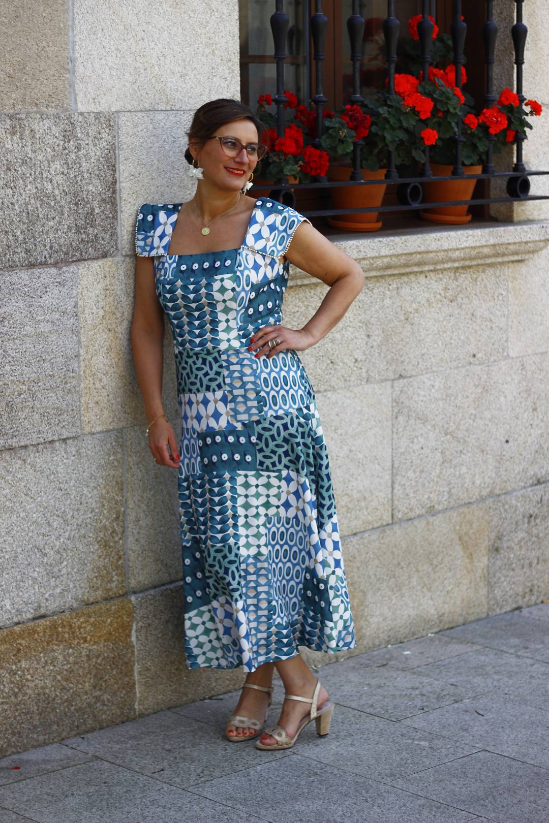 Vestido cuello