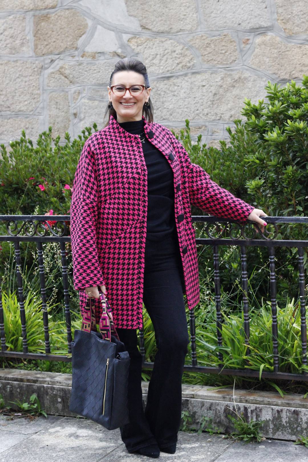 Abrigo cuello chimenea